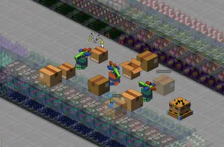 Gnome shattering under tower fire with damage numbers visible